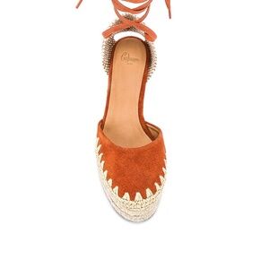 Castaner Cavan Terracotta Suede Espadrilles 6 New in Box